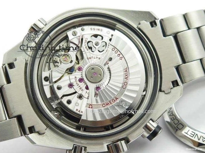 1223 Planet Ocean Master Chronometer Chrono SS OM 1:1 Best Edition Gray Dial On SS Bracelet A Reliable 8180